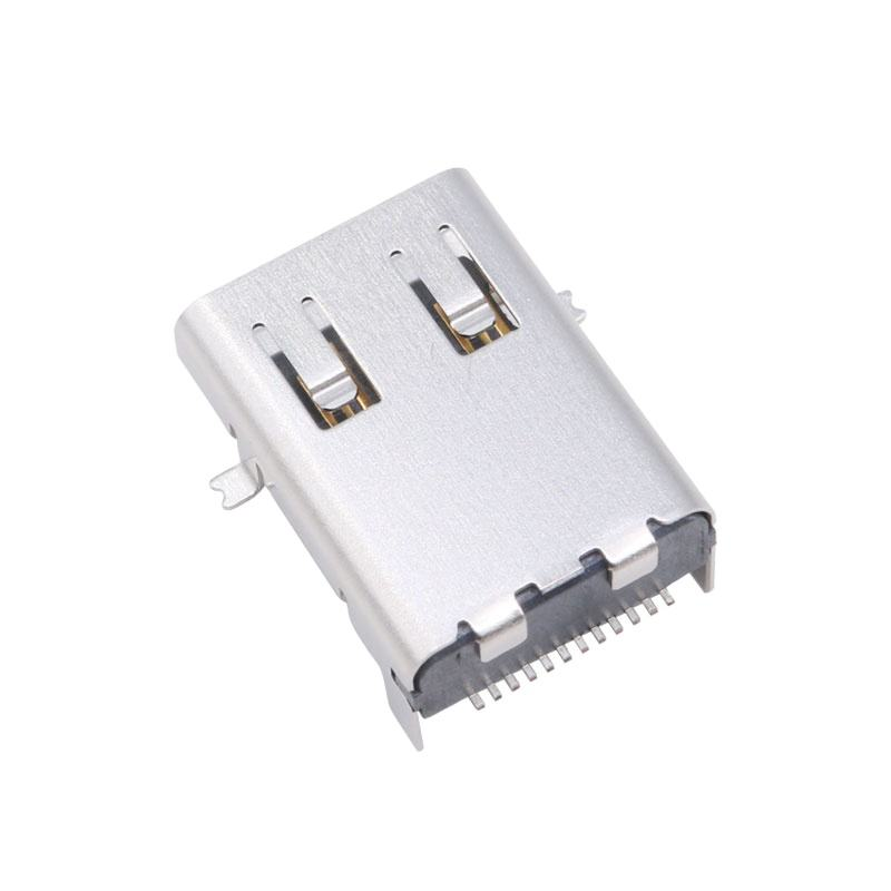 USB 3.1 Type-C 24-Pin High-Frequency Bandwidth 40Gbps Ultra-High-Speed Transmission Female Connector