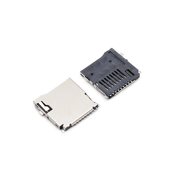 Alfiler de destello femenino del zócalo 9 del conector LCP T del micro tarjeta SD del empuje del empuje