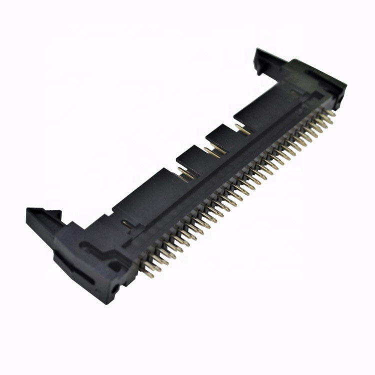 conector cubierto eyector 2x30 Alfiler Straight Escribe With Latch del jefe de 2.54m m