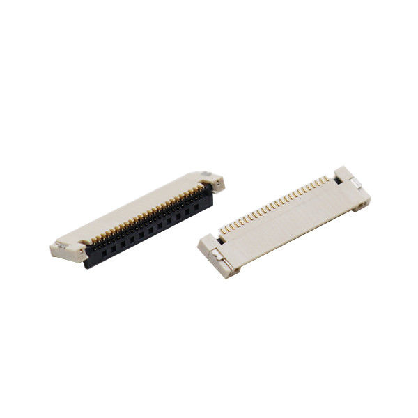 Altura inferior dual del conector 1.2m m de la precisión FFC FPC del contacto con Voltear Lock