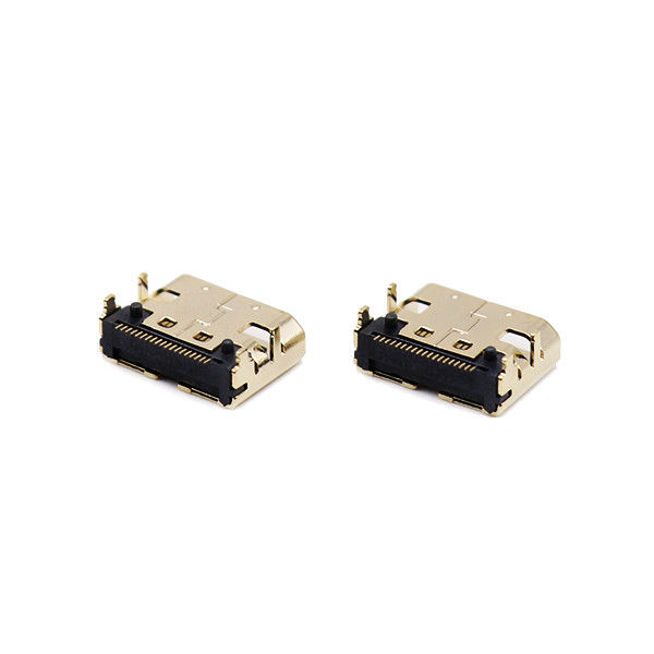 19 conector hembra el C del zócalo LCP de Alfiler Micro HDMI para el PWB