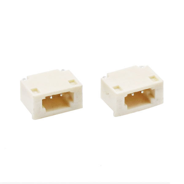 jefe femenino de ángulo recto SMT ROHS horizontal del conector de la caja de la oblea de la echada de 0.8m m