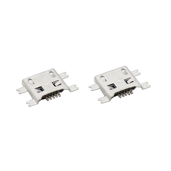 Tipo conector de carga femenino micro 1.17m m SMT del fregadero del zócalo del soporte USB del panel