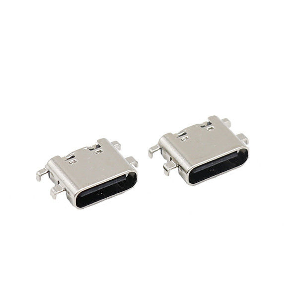 Tipo hembra de hundimiento de 6 Alfiler USB de la placa del PWB del zócalo de los conectores de C 0.8M M 3.1m m