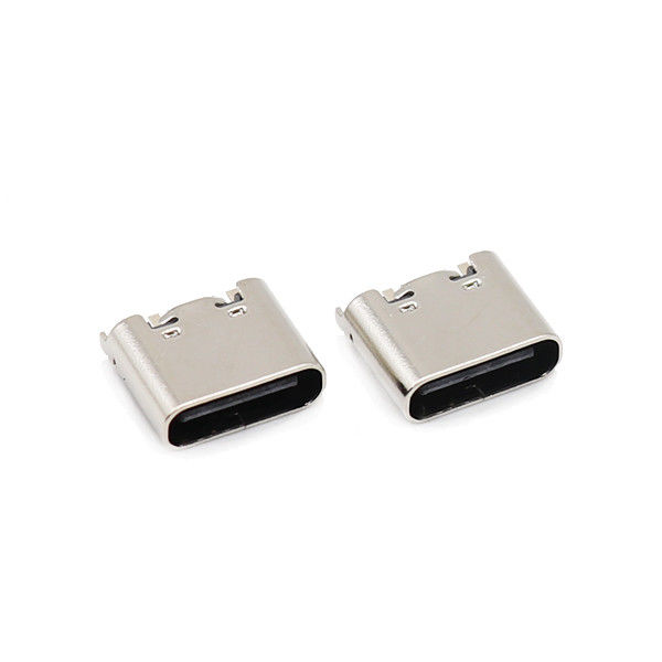 Tipo femenino Alfiler del USB de los conectores 6 de C 180 vivienda de la inmersión 3.1m m del grado UL94V-0
