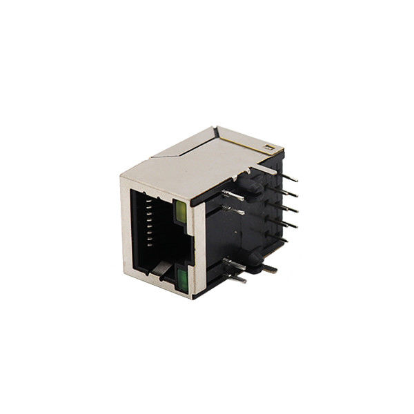 1x1 conector protegido puerto del conector hembra 8P8C RJ45 con Jack modular llevado
