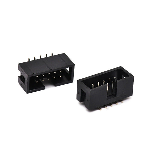 90 soporte superficial Alfiler Encabezamiento de SMT de la caja del grado del jefe de la fila doble femenina del conector 2.54m m