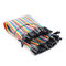 la línea tabla de cortar el pan GPIO de 1.25m m 40 PIN Flat Rainbow Ribbon Cable Du Pont telegrafía