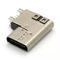 Receptáculo SMT del conector del PWB del USB C del puerto 3.1 de carga del zócalo hembra del inserto lateral 14Pin